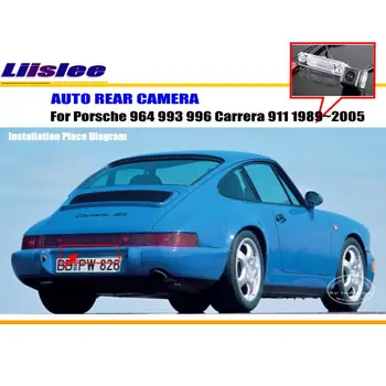 Liislee Atvirkštinio vaizdo Kameros Porsche 964 993 996 Carrera 911 1989~2005 / Automobilių Galinio vaizdo Stovėjimo Fotoaparatas / License Plate Light OEM
