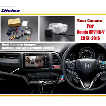 Liislee Honda HRV HR-V 2013~2016 RCA & Pradinį Ekraną, Suderinamą Galinio vaizdo Kamera / Atgal į Viršų Atbuline Kamera Nustato
