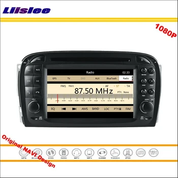 Liislee Mercedes Benz SL R230 2001-2004 M. Stereofoninis Radijas / CD DVD Grotuvas GPS Navigaciją 1080P HD Ekrano Sistema Originalaus Dizaino NAV