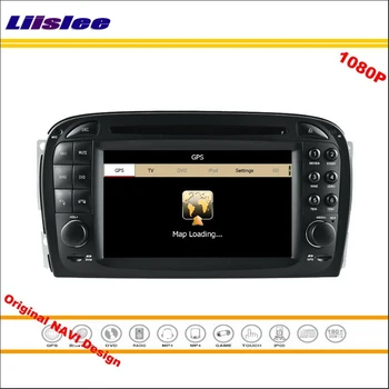 Liislee Mercedes Benz SL R230 2001-2004 M. Stereofoninis Radijas / CD DVD Grotuvas GPS Navigaciją 1080P HD Ekrano Sistema Originalaus Dizaino NAV