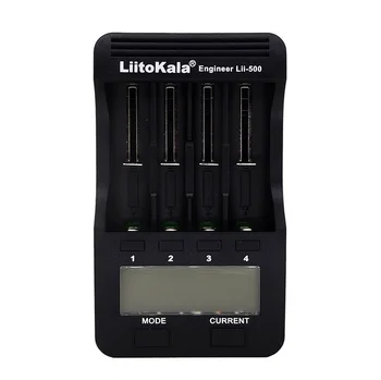 LiitoKala lii - 500 ir LCD, 3.7 V / 1.2 V / 16340/14500/18650/26650 18650/26650 Baterijos kroviklis, , ką daro lii500