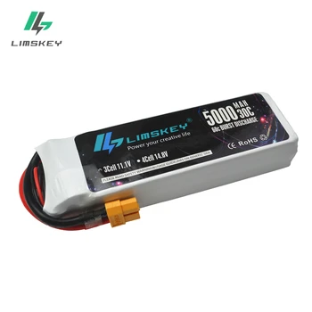 Limskey Power FPV 450 500 11.1V 5000mAh 30C Max 60C 3S LiPo Battery For Drone RC Helicopter Boat Traxxas Car Quadcopter Battery