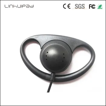 Linhuipad 3.5 MM MONO Minkštas Vienos Pusės Ausies Kabliuko ausinės ausinių Gido Sistemos stebėjimo Sistemos Imtuvas 100 VNT./DAUG