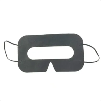Linhuipad Mažmeninės 100 paketas Apsaugos Higienos Akių Kaukė Juodas Vienkartiniai Eyemask Neaustinių VR kaukė padas 3D VR Akiniai po laivo