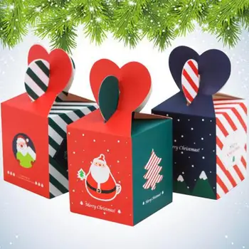 Linksmų Kalėdų Juostele Dovanų Dėžutę Sausainių, Šokolado, Maisto Popieriaus Dėžės Kalėdų Išvakarės 
