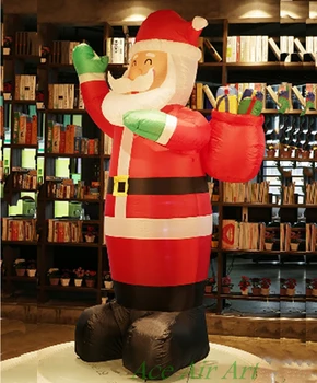 Linksmų Kalėdų Kalėdų dekoravimo Pripučiamų Kalėdų Senelio, pripučiami Kalėdos Santa Claus
