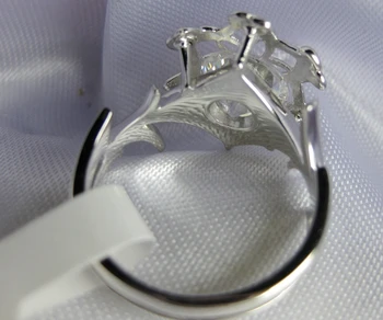 LOTR žiedo Galadriel Nenya Antikvariniai žiedas 5A Cirkonis akmuo 925 Soild Sterlingas Sidabro Vestuvinį Žiedą, moterims Dydis 5-11 dovana