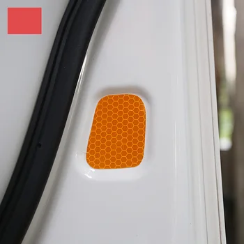 Lsrtw2017 automobilių stiliaus automobilio duris įspėjimo šviesą atspindintys lipdukai toyota alphard 
