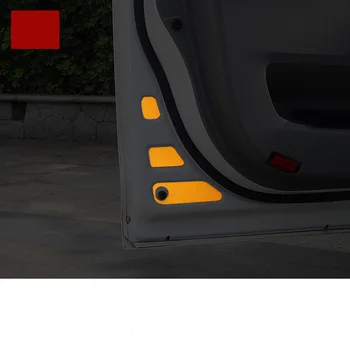 Lsrtw2017 automobilių stiliaus automobilio duris įspėjimo šviesą atspindintys lipdukai toyota alphard 