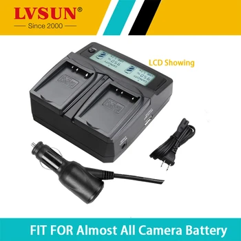 LVSUN Kamera, Baterija NB-5L NB5L NB 5LDual Automobilių/AC Kroviklis CANON PowerShot S110 SX200 SX220 SX230 YRA HS IXUS 850 LCD Ekranas