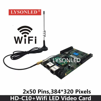 LYSONLED Huidu HD-C10/C10C/HD-C30 Asinchroninis vidaus ir Lauko LED Vaizdo Ekranas Valdiklis Gali pridėti 3G/4G/Wifi /Brightness/Tem
