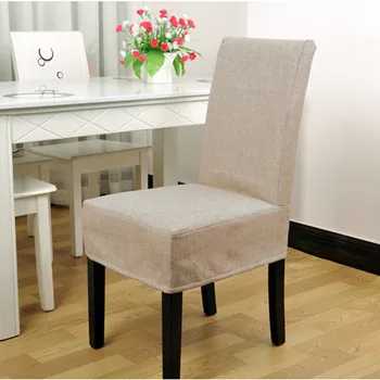 Mados medvilnės kėdė padengti biuro, virtuvės kėdės apima šalies vestuvių puotą dekoro smėlio spalvos/pilka/žalia spalvos