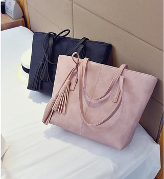 Mados mielas moterų vintage rankinė trumpa vienos pečių maišą, didelės talpos maišelį multi candy spalva juoda/pilka/rožinė/žalia
