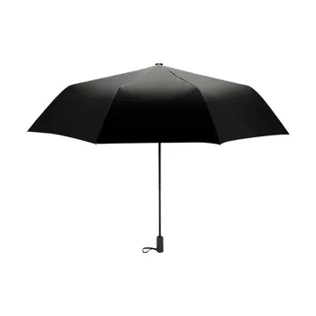 Mados Naujų Mbrella 3 Lankstymo 8K Saulės, Lietaus, UV neautomatinis Skėtis Moterų Miškų Warking Spalvingas Skėtis Paraguas