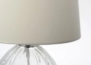 Mados stiklo bazės ir audinio atspalvis stalo apšvietimas kambarį žibintai miegamojo lempa
