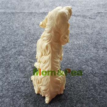 Mama&Žirnių 1169 Nemokamas Pristatymas Šuo Silikono Formos Pyragas Apdaila Minkštas Pyragas 3D Pelėsių Muilo Pelėsių, Maisto Klasės,