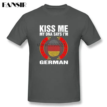 Mano DNR Sako, kad aš esu vokietijos Vokietijos Vėliava Vyrų T-shirt Naujo Dizaino Tshirts Vyrų Berniukas Balti trumpomis Rankovėmis Užsakymą XS-3XL Aprangos Grupė