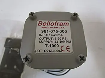 Marsh Bellofram Tipo 1000 T1000 Rele 961-075-000 4-20MA 6~30PSI 0.4~2.1 baras