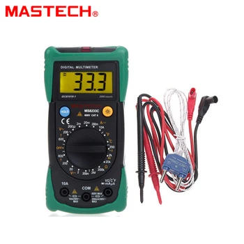 MASTECH MS8233C Non-Contact, LCD Ekranas, Elektros Nešiojamą Testeris, Skaitmeninis Multimetras