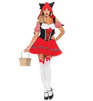 Mažai Raudona Jojimo Hood cosplay DS naktinis klubas karnavalas seksualus šalies kostiumas helovinas dress+apsiaustu vaidmenų mergina wome nustatyti vienodą