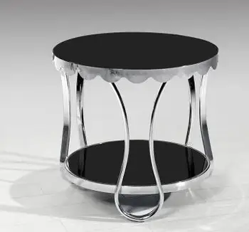 Maži arbatos stalas, sofa-lova. Grūdinto stiklo, nerūdijančio plieno rėmas arbatos stalo