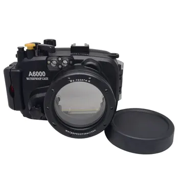 Mcoplus 40m/130ft Vandeniui Povandeninį Fotoaparatą Nardymo Būsto Atveju Krepšys Sony A6000 Kamera su 16-50mm Objektyvu Fotoaparatas