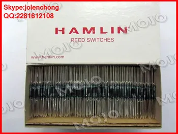MDRR-DT X1000pcs/daug Originalių ir Naujų : U. S HAMLIN reed switch 2.5X14MM N. C/N. O Žalias stiklas 3 pėdų sandarūs nendrių jungikliai