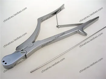 Medicinos, ortopedijos priemonė stuburo kaklo slankstelio vidurį, taip pat sumažinti lazdele pincetai Kirschner vielos žirklės Lazdele karščiausios pincetai 3.2 3.5 skylę