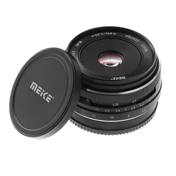MEKE 28mm f/2.8 Fixed Manual Focus Lens for Olympus Panasonic M4/3 System APS-C Mirrorless Camera EM1 M10 EP5 EP-L3 PEN-7 GF5 G