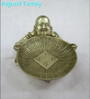 Meno kolekcija senas kinų rankų darbo tibeto sidabras pasisekė budos skulptūra/metalo figūrėlės amatų namų apdailos gera statula