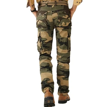 Men's Cargo Pants 2017 Men Camouflage Military Pants Multifunctional Pockets Tooling Trousers
