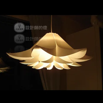 Menų lily priedai veltiniams, vilna lempa 80cm-55cm Europos dizainerio lempos modernus minimalistinis miegamasis pakabukas šviesos Juosta Bendros Kūrybos Vadovas