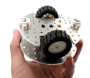 Micro pažangiųjų transporto priemonių važiuoklės Metalo sumažinti variklinių robotas