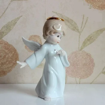 Mielas Porceliano Little Angel Statulėlės Keramikos Meno Talismanas Rankdarbių Ornamentu Reikmenys, Namų Puošybai ir Gimtadienio Dovana