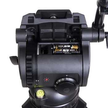 Miliboo M15 Profesinės Trikojo Galva Transliacijos Juda Fotografavimo Keliamoji 20 kg