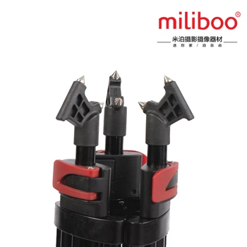 Miliboo MTT609A(be galvos) Nešiojamų Aliuminio Trikojis Profesionalios Kameros/Vaizdo/DSLR, Trikojį Stovą