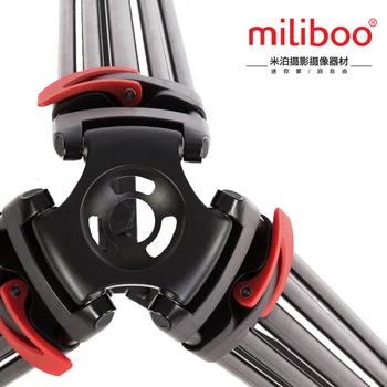 Miliboo MTT609A(be galvos) Nešiojamų Aliuminio Trikojis Profesionalios Kameros/Vaizdo/DSLR, Trikojį Stovą