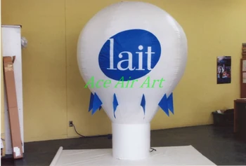 Milžinišką Lait Logotipas reklamos pripučiami stogo, balionai, pripučiami oro balionu