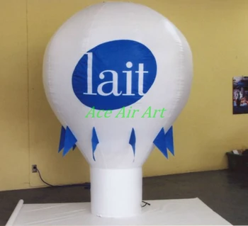Milžinišką Lait Logotipas reklamos pripučiami stogo, balionai, pripučiami oro balionu
