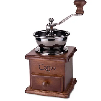 Mini Kavos Malūnėlis Kūrėjai Vadovas Nerūdijančio Plieno Retro Kavos, Prieskonių Malūnas Su Aukštos kokybės Porceliano Judėjimas
