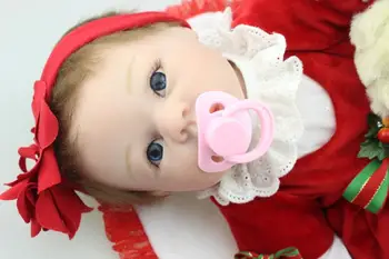 Minkšto Silikono Reborn Baby Lėlės Miega Kūdikiai Kalėdų Dovanos, Žaislai, Mergaičių Brinquedos Princess Gimtadienio Lėlės Baby Shower Žaislai