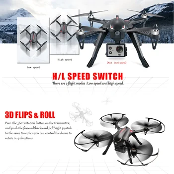 MJX Klaidas 3 & B3 FPV RC Drone Su Kamera 2.4 G 6 Ašis RTF Brushless Variklio RC Quadcopter Sraigtasparnis Gali Tilpti C5820 AR 4K vaizdo Kamera