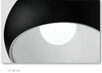 Moderni Juoda Kamuoliukus LED Pakabukas Šviestuvo Šviesos, Gyvenimo, Valgomasis Studijuoti Kambarys Namo Deco E27 Kabinti Liustra, Šviestuvas Lempa
