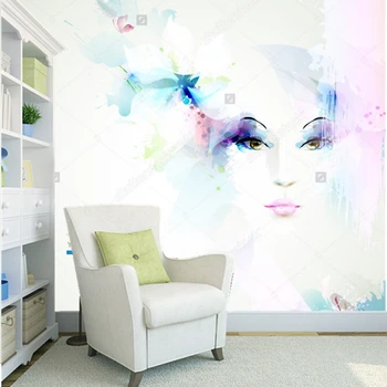 Moderni sienų dangos,su kuriomis susiduria moterys su gėlėmis,3D foto freskos už kambarį drabužių parduotuvės, kirpykla, sienos papel de parede