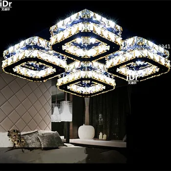 Modernus minimalistinis tamsos miegamasis LED lubų šviesos Kūrybos K9 kristalų lempos, Miegamojo lempa Salė Upscale atmosfera Prabanga lempos