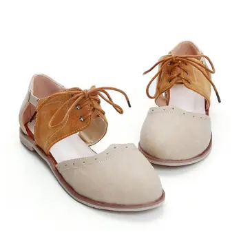 Moterų batai, sandalai Butas kulnas Nėriniai-up Kratinys Saldus Atsitiktinis Derliaus ponios Sandalias Butai Paplūdimio Bateliai Mujer dydis 32-43 PA00424