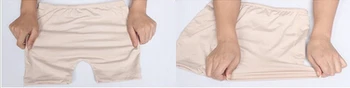 Moterų sexy nuimamas silikono pagalvėlės kelnaitės Karšto kūno liftas klubo kūno skustukai 4 silikono įdėklai iki hip-apatinis trikotažas