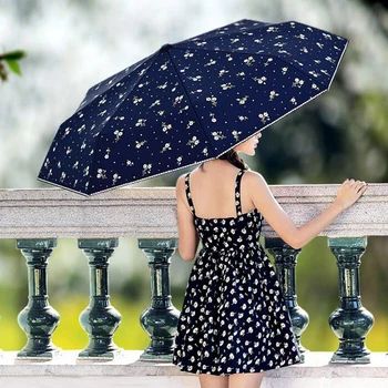 Moterų Skėčiai Automatinė apsaugos nuo Saulės Anti UV Gėlių Prekės ženklo Skėtis nuo Lietaus Moterų Olycat Skėtis Moterų Sulankstomas Skėtis Vėjo