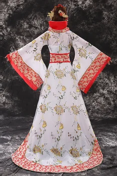Moterų Tang Dinastijos Imperatoriaus Drabužius Wu Zetian Performce Kostiumas Moterų Hanfu Drabužius Kinų Princesė Etape Šokio Spektaklis 18