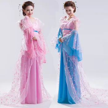 Moterų Tradicinės Kinų Drabužių, Kostiumų Rūbų Fėja Tango Kostiumas Hanfu Kostiumas Laumės Suknelės Moterims Senovės Suknelė